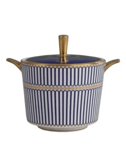 Wedgwood Anthemion Blue Sugar Bowl (200ml) Serving Bowls