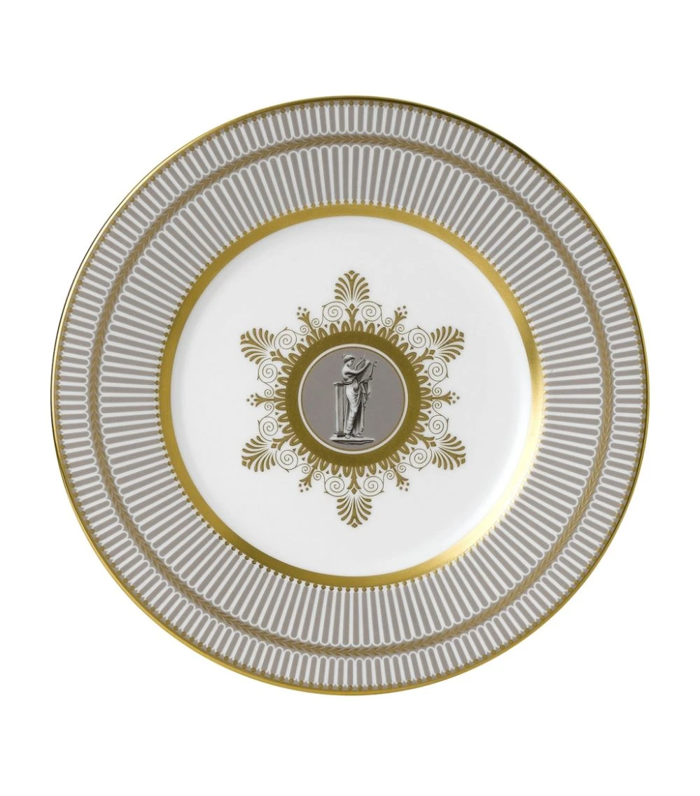 Wedgwood Anthemion Grey Plate (23cm) Plates