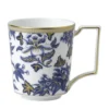 Wedgwood Bone China Hibiscus Mug BLUE Mugs