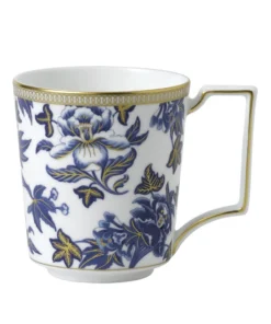 Wedgwood Bone China Hibiscus Mug BLUE Mugs