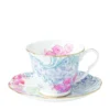 Wedgwood Butterfly Bloom Teacup and Saucer MULTI Tea Cups & Saucers