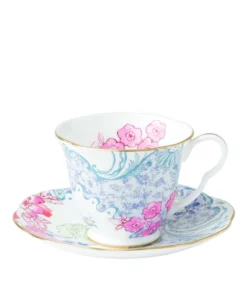 Wedgwood Butterfly Bloom Teacup and Saucer MULTI Tea Cups & Saucers