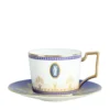 Wedgwood Cameo Teacup and Saucer BLUE Tea Cups & Saucers