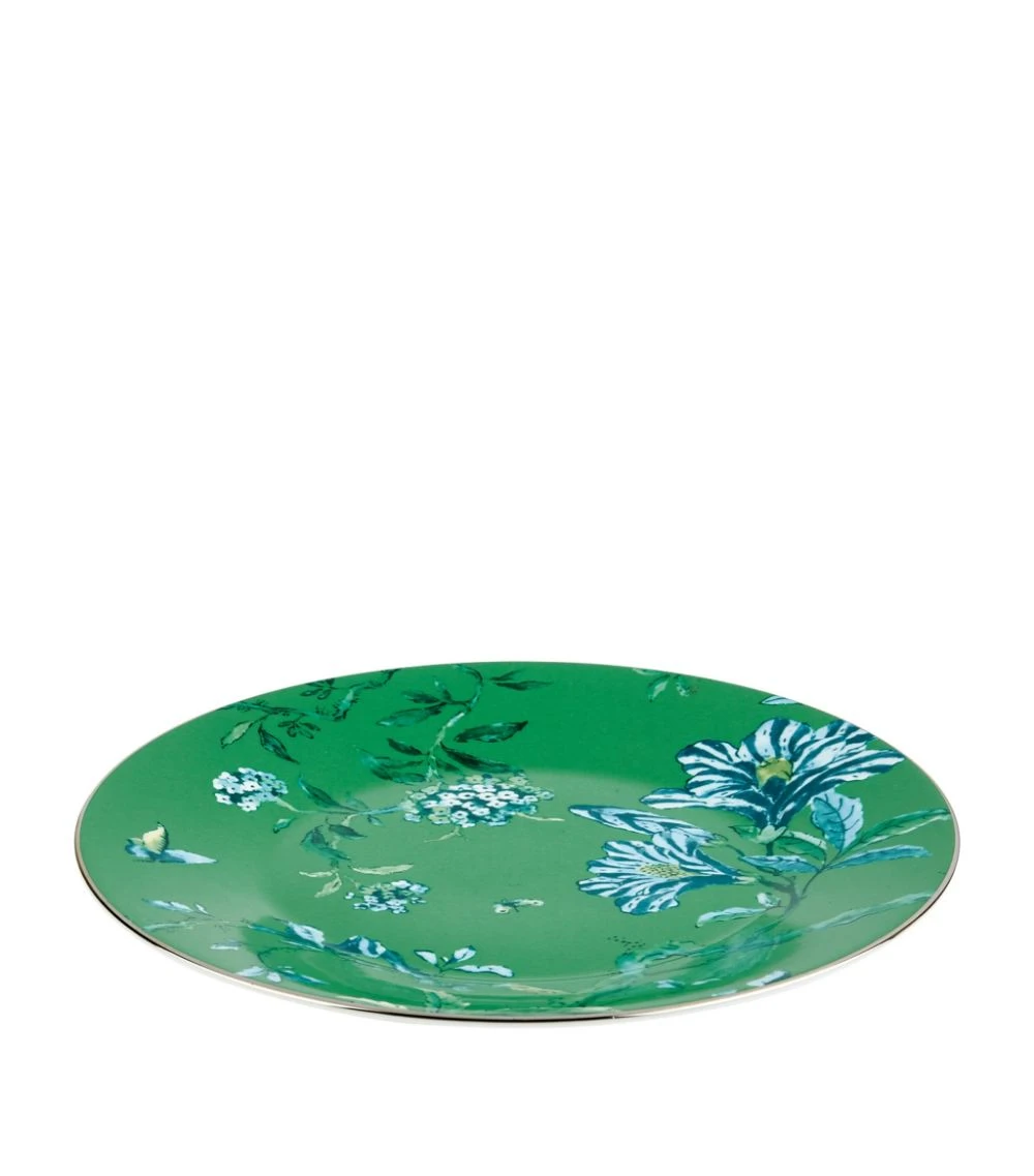 Wedgwood Chinoiserie Plate (23cm) GREEN Plates
