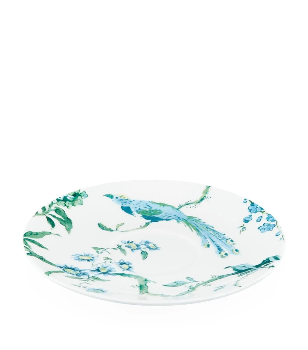 Wedgwood Chinoiserie Tea Saucer (16cm) WHITE Tea Cups & Saucers