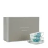 Wedgwood Chinoiserie Teacup And Saucer Gift Box (Set of 2) WHITE Tea Sets