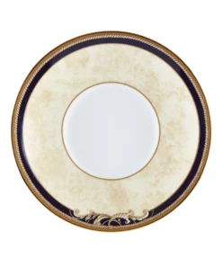 Wedgwood Cornucopia Coffee Saucer IVORY/NAVY Tea Cups & Saucers