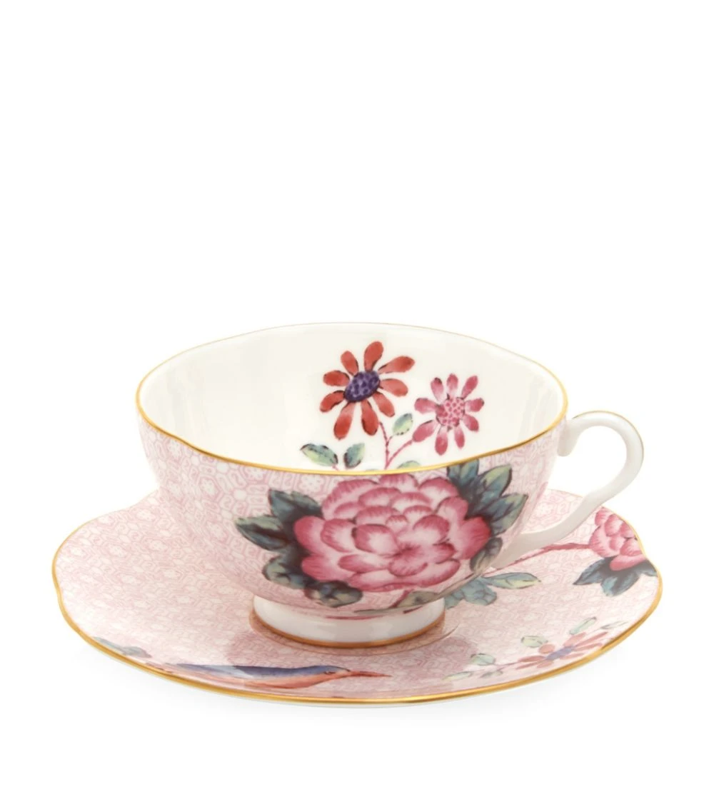 Wedgwood Cuckoo Teacup and Saucer PINK Tea Cups & Saucers - Image 4