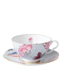 Wedgwood Cuckoo Teacup And Saucer BLUE Tea Cups & Saucers