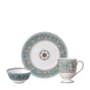 Wedgwood Florentine Turquoise 3-Piece Dinner Set BLUE Plates