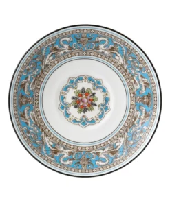 Wedgwood Florentine Turquoise Leigh Saucer BLUE Tea Cups & Saucers