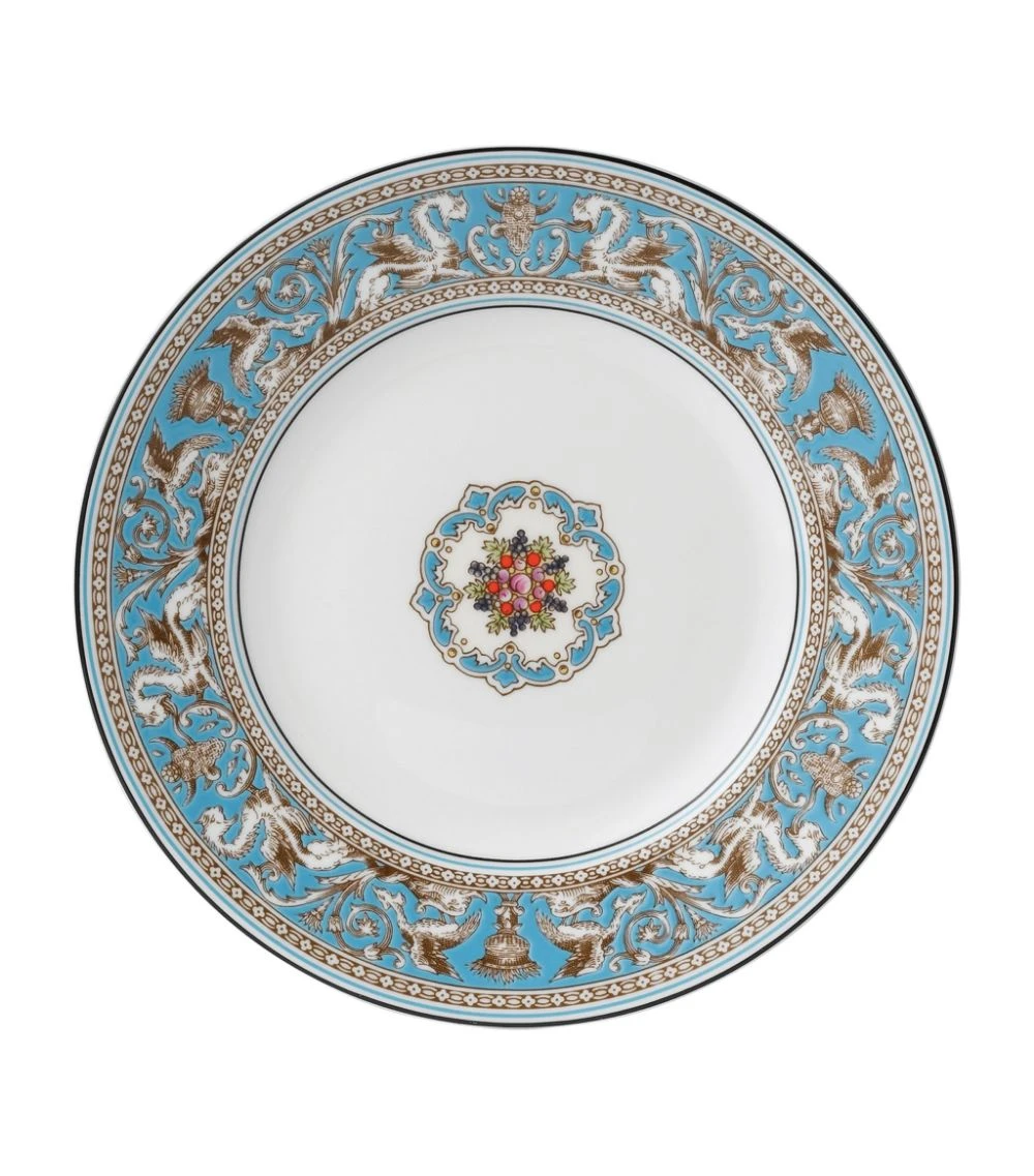 Wedgwood Florentine Turquoise Plate (23cm) BLUE Plates