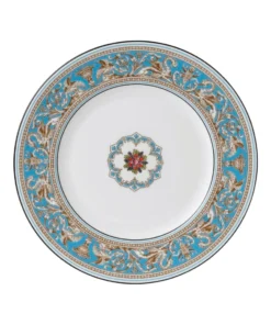 Wedgwood Florentine Turquoise Plate (27cm) BLUE Plates