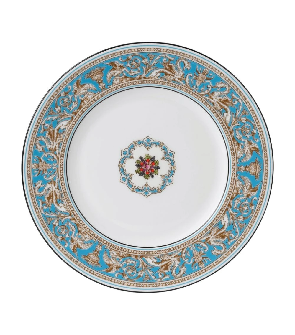 Wedgwood Florentine Turquoise Plate (27cm) BLUE Plates