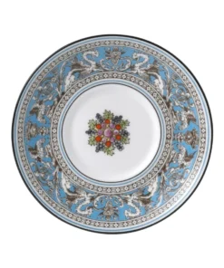Wedgwood Florentine Turquoise Saucer BLUE Tea Cups & Saucers