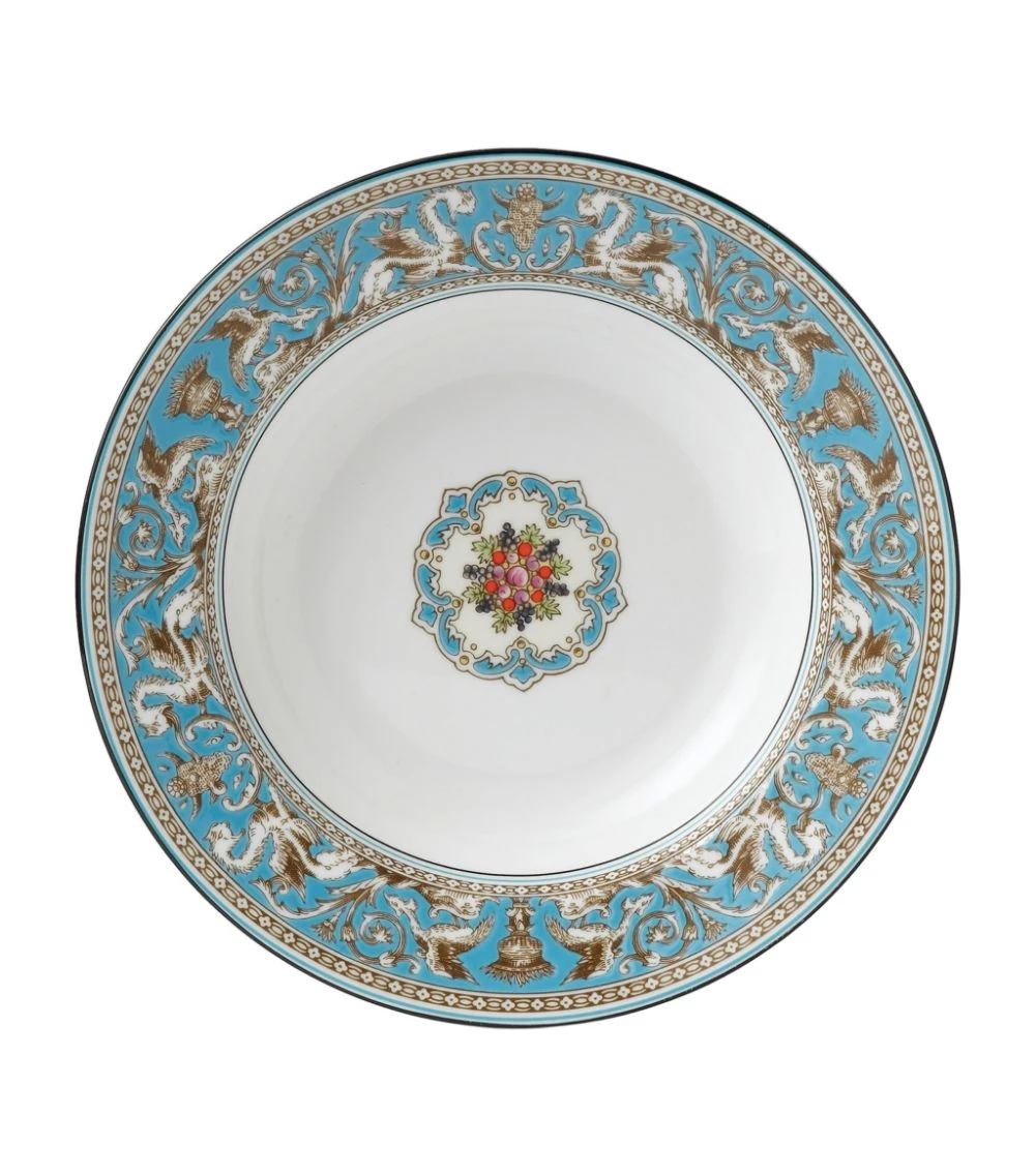 Wedgwood Florentine Turquoise Soup Plate (23cm) BLUE Plates
