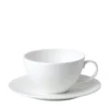 Wedgwood Gio Cup and Saucer Set WHITE Tea Sets