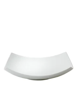Wedgwood Gio Sculptural Bowl (25cm) WHITE Serving Bowls