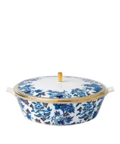 Wedgwood Hibiscus Covered Vegetable Dish (1.5L) MULTI Serving Bowls