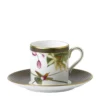 Wedgwood Hummingbird Espresso Cup and Saucer MULTI Tea Cups & Saucers