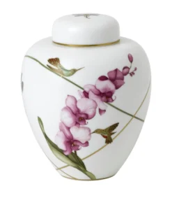 Wedgwood Hummingbird Lidded Vase (15cm) MULTI Vases
