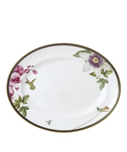 Wedgwood Hummingbird Oval Platter (35cm) MULTI Serving Plates
