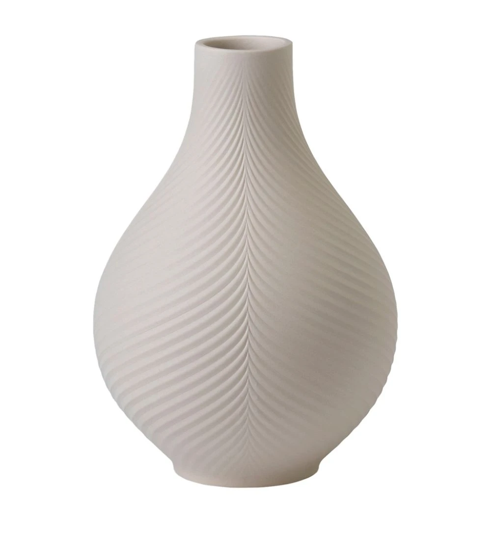 Wedgwood Jasper Folia Bulb Vase (24cm) PINK Vases