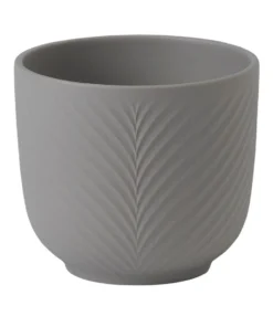 Wedgwood Jasper Folia Planter (9cm) NEUTRAL Artificial Flowers