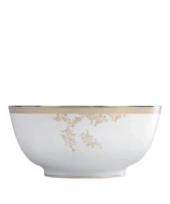Wedgwood Lace Gold Salad Bowl WHITE Serving Bowls