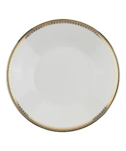 Wedgwood Lace Gold Tea Saucer WHITE Tea Cups & Saucers