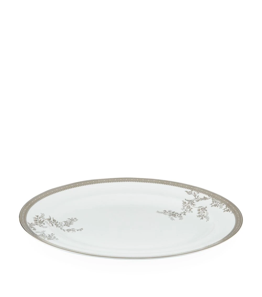 Wedgwood Lace Oval Platter (35cm) WHITE Serving Plates
