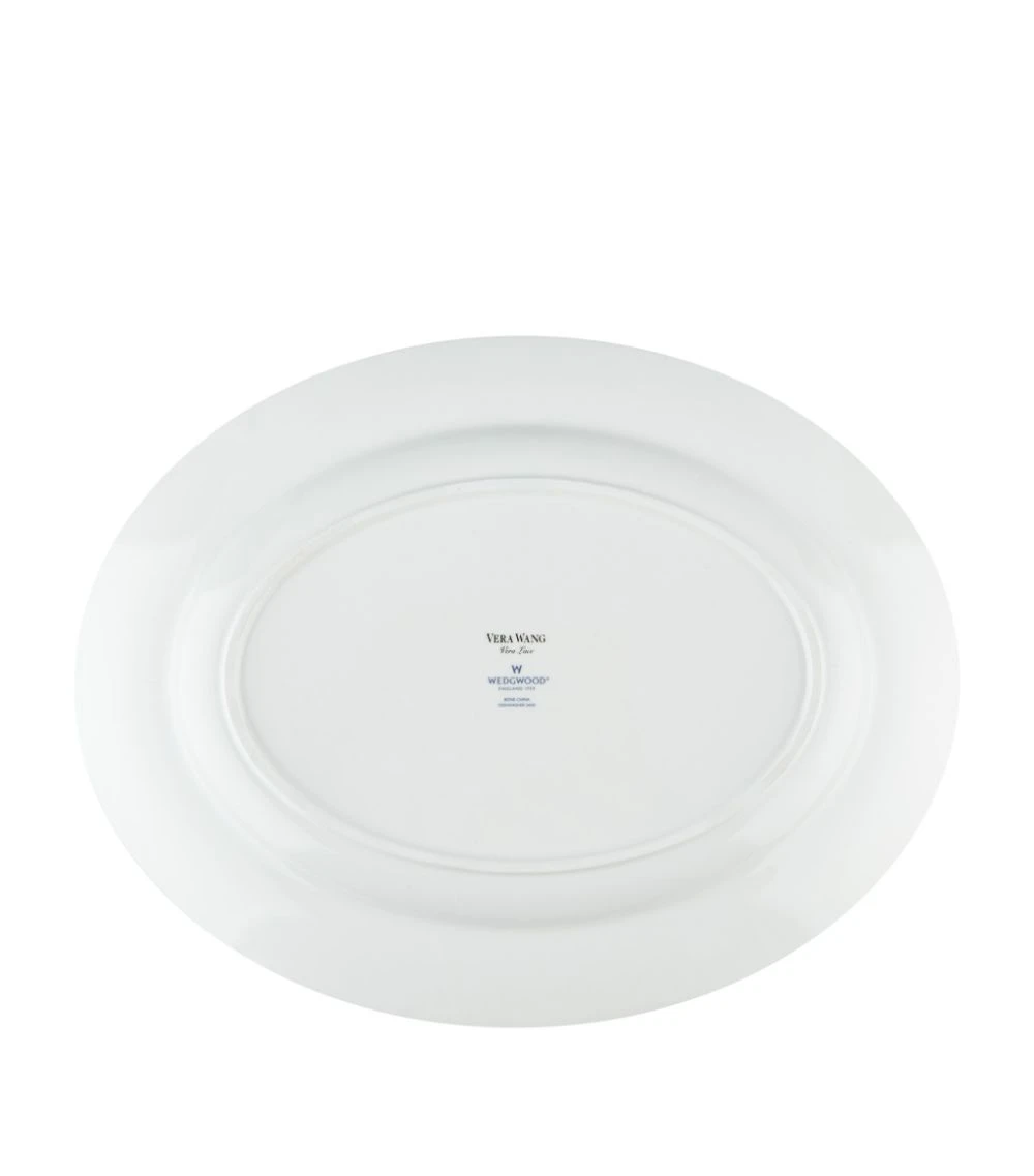 Wedgwood Lace Oval Platter (35cm) WHITE Serving Plates - Image 2