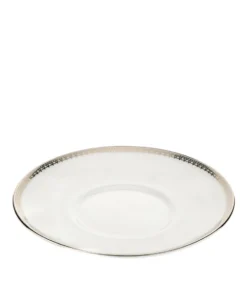 Wedgwood Lace Platinum Coffee Saucer WHITE Tea Cups & Saucers