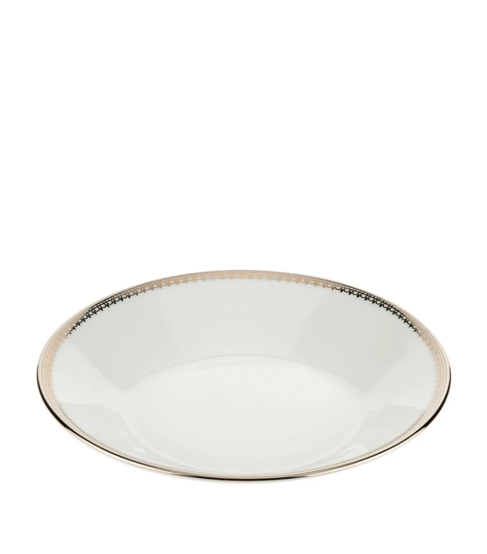 Wedgwood Lace Platinum Tea Saucer WHITE Tea Cups & Saucers