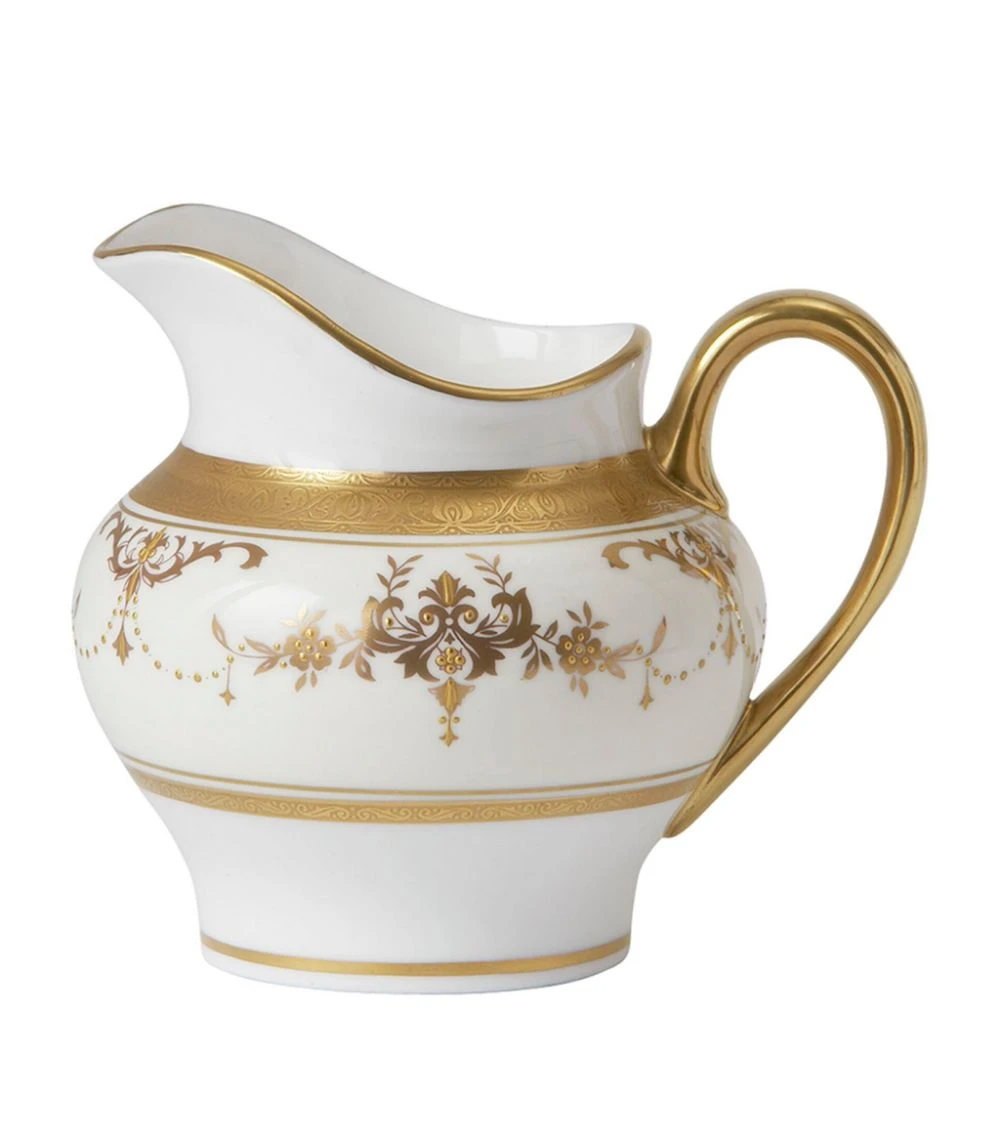 Wedgwood Large Riverton Cream Jug GOLD Dinnerware
