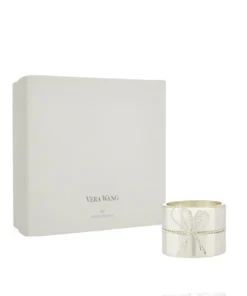 Wedgwood Love Knots Napkin Rings (Set of 4) SILVER Dinnerware