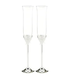 Wedgwood Love Knots Toasting Flutes (Set of 2) NONE Champagne Flutes