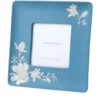 Wedgwood Magnolia Blossom Jasper Photo Frame (10cm x 10cm) BLUE Photo Frames