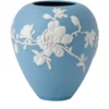 Wedgwood Magnolia Jasper Vase (18cm) BLUE Vases