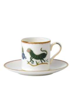 Wedgwood Mythical Creatures Coffee Cup and Saucer WHITE Tea Cups & Saucers