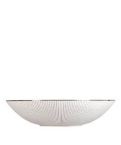 Wedgwood Pin Stripe Cereal Bowl (18cm) WHITE Bowls