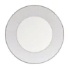 Wedgwood Pin Stripe Plate (23cm) WHITE Plates