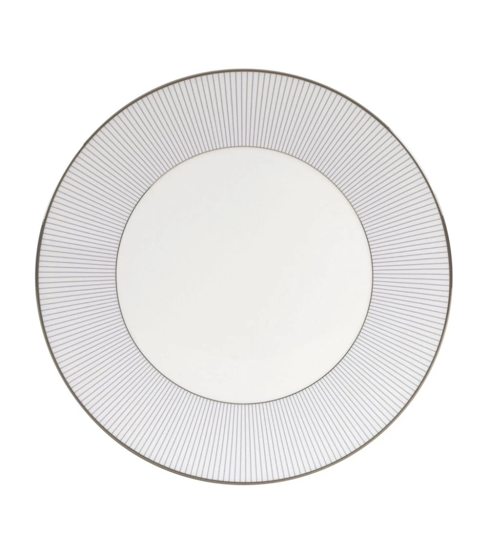 Wedgwood Pin Stripe Plate (23cm) WHITE Plates