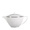 Wedgwood Pin Stripe Teapot WHITE Teapots