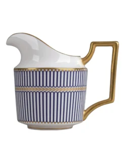 Wedgwood Prestige Anthemion Blue Cream Jug Jugs