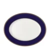 Wedgwood Renaissance Gold Oval Plate (39cm) BLUE Serving Plates