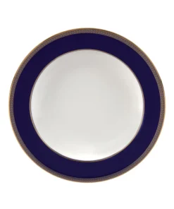 Wedgwood Renaissance Gold Soup Plate (23cm) BLUE Plates