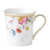 Wedgwood Rose Gold Peony Mug MULTI Mugs