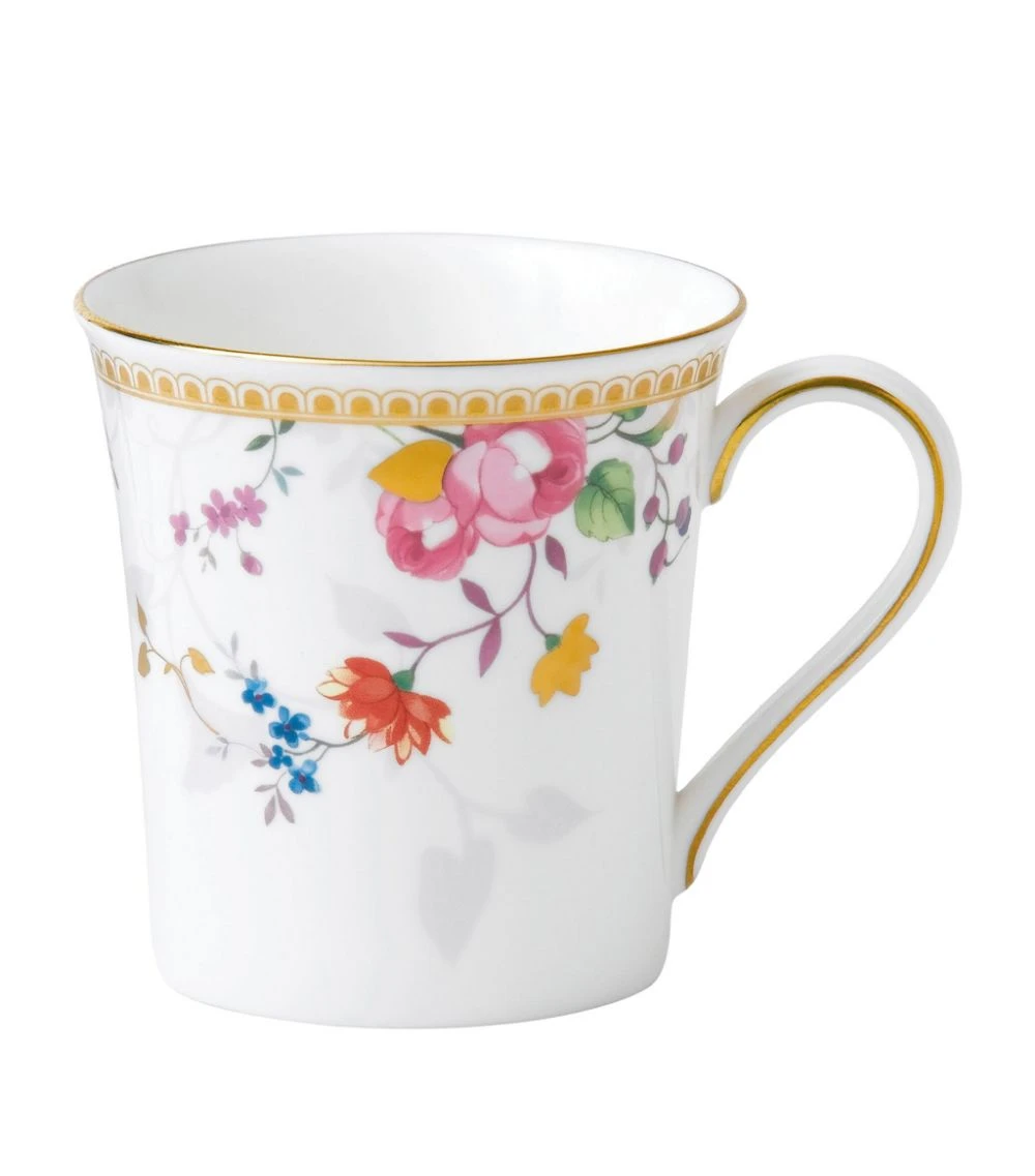 Wedgwood Rose Gold Peony Mug MULTI Mugs