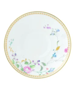 Wedgwood Rose Gold Peony Tea Saucer MULTI Tea Cups & Saucers